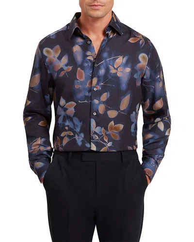 TED BAKER KALMILL REGULAR FIT LEAF SHADOW PRINT SHIRT