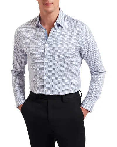 Ted Baker Kapler Slim Fit Button Front Shirt In White