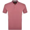 TED BAKER TED BAKER KARTY POLO T SHIRT PINK