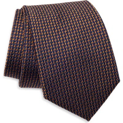 Ted Baker Kensington Natte Tie In Gold