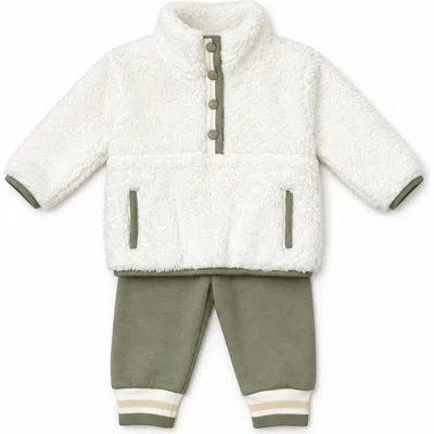 Ted Baker Babies'  Kids' 2-piece High-pile Fleece & Jogger Pants Set In Multi