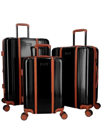 Ted Baker Kingston 3pc Expandable Luggage Set In Black
