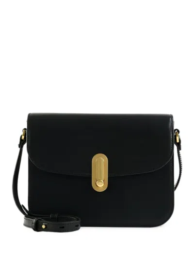 Ted Baker Kkaysa Leather Shoulder Bag In Black
