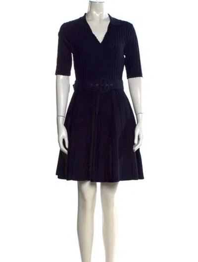 Pre-owned Ted Baker Knee-length Dress In Blue