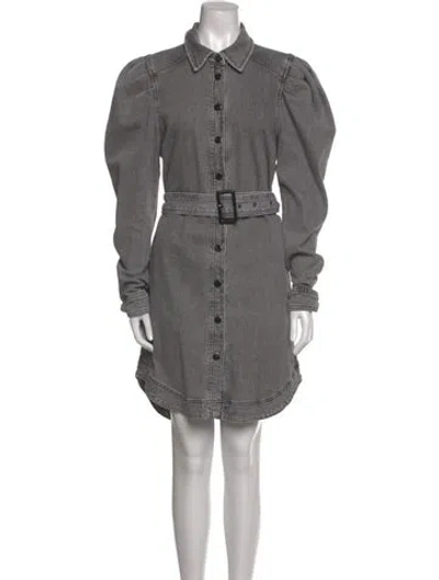 Pre-owned Ted Baker Knee-length Dress In Gray