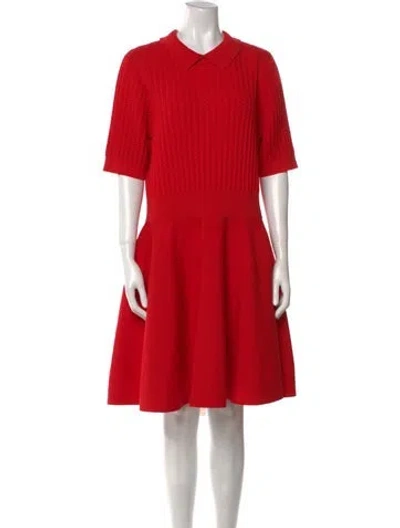 Pre-owned Ted Baker Knee-length Dress In Red