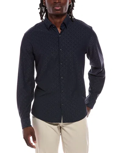 Ted Baker Knit Shirt In Brown