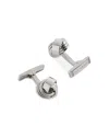 Ted Baker Knotted Cufflinks In Silver