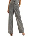 Ted Baker Koa Metallic Pinstriped Pants In Dark Grey
