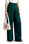 Ted Baker Krissi Wide Leg Pants In Green