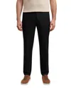 Ted Baker Kumart Washed Linen Blend Slim Fit Trousers In Black