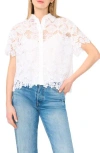 Ted Baker Lace Button-up Shirt In White
