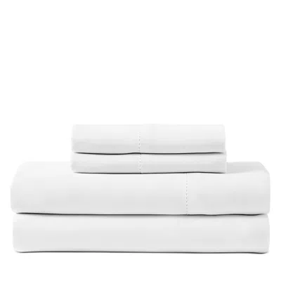Ted Baker Ladder Stitch 300 Thread Count Sheet Set, Queen In White