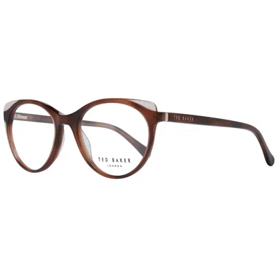 Ted Baker Ladies' Spectacle Frame  Tb9175 50296 Gbby2 In Brown