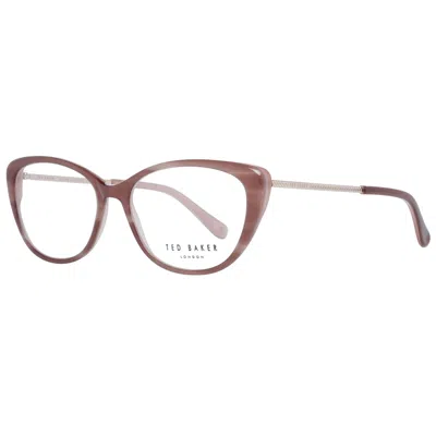 Ted Baker Ladies' Spectacle Frame  Tb9198 51250 Gbby2 In Brown
