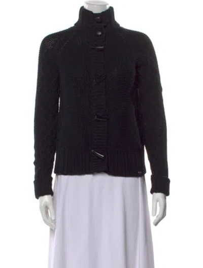 Pre-owned Ted Baker Lambswool Turtleneck Sweater In Black
