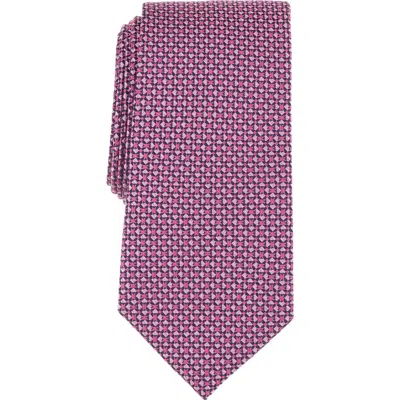 Ted Baker Langstong Dot Silk Tie In Fuschia