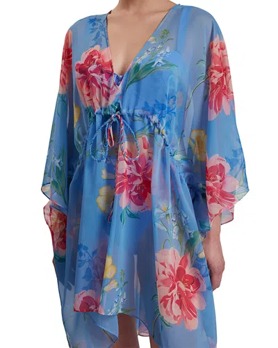 Ted Baker Larja Plunge Neck Cover-up Dress In Blue