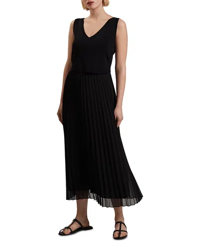 Ted Baker Larnahh Pleated Cami Dress In Black