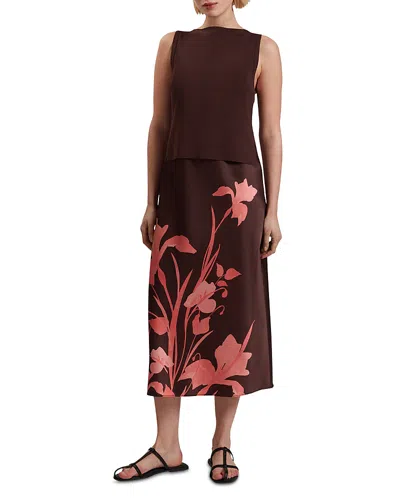 Ted Baker Lattena Knit Bodice Dress