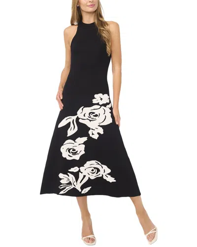 Ted Baker Lavita Halter Floral Midi Dress In Black