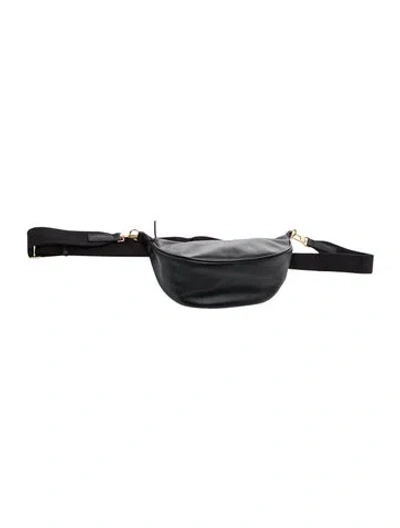 Pre-owned Ted Baker Leather Belt Bag In Black