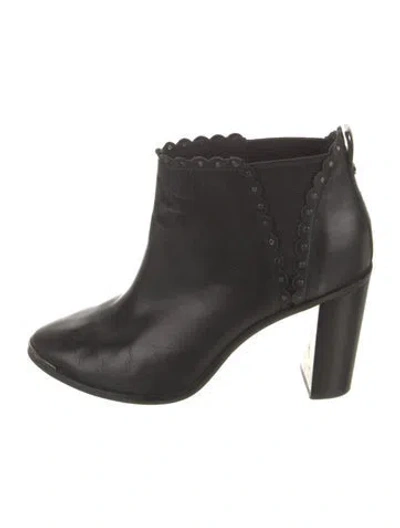 Pre-owned Ted Baker Leather Boots In Black
