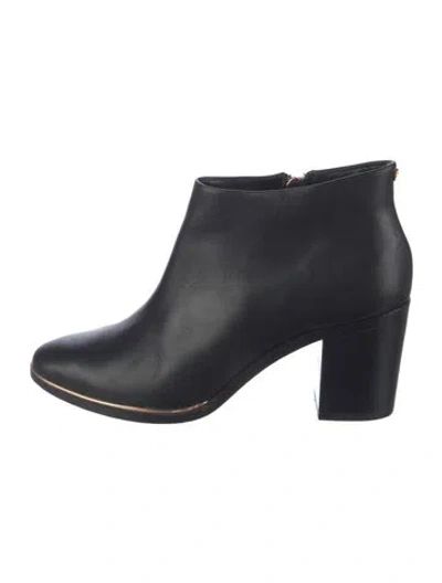 Pre-owned Ted Baker Leather Boots In Black