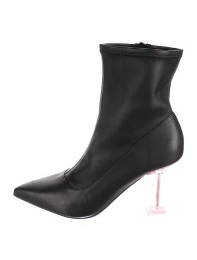 Pre-owned Ted Baker Leather Boots In Black