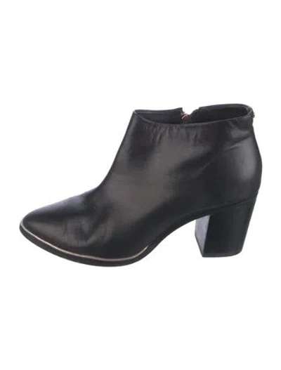 Pre-owned Ted Baker Leather Boots In Blue