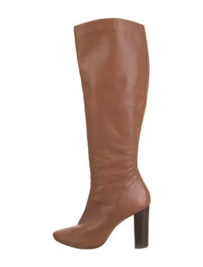 Pre-owned Ted Baker Leather Boots In Brown