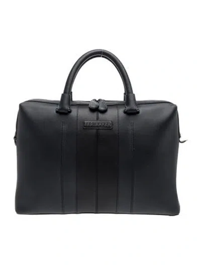 Pre-owned Ted Baker Leather Briefcase In Blue
