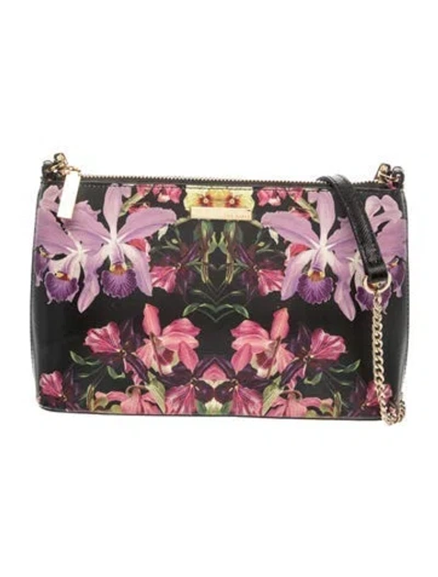 Pre-owned Ted Baker Leather Clutch In Black