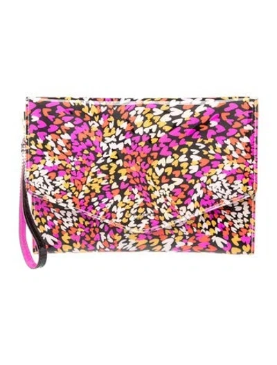 Pre-owned Ted Baker Leather Clutch In Multi