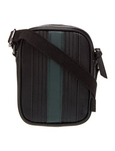 Pre-owned Ted Baker Leather Crossbody Bag In Black