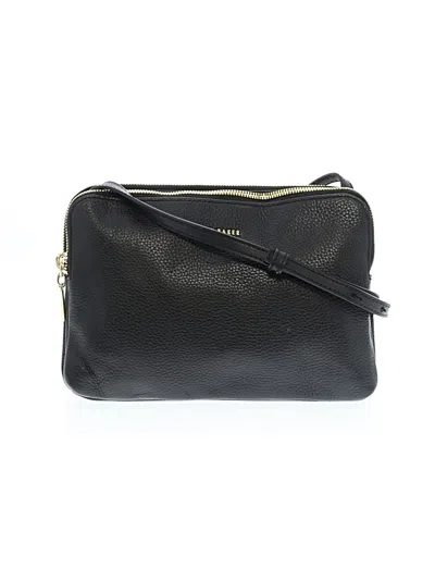 Pre-owned Ted Baker Leather Crossbody Bag In Black
