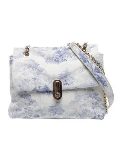 Pre-owned Ted Baker Leather Crossbody Bag In Blue