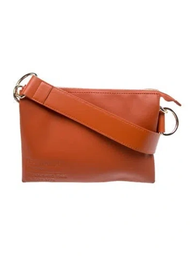 Pre-owned Ted Baker Leather Crossbody Bag In Brown