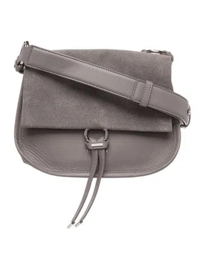 Pre-owned Ted Baker Leather Crossbody Bag In Grey