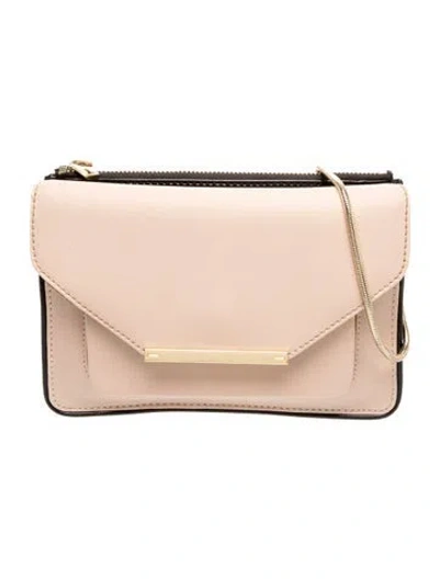 Pre-owned Ted Baker Leather Crossbody Bag In Neutral