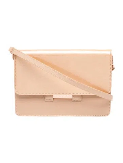Pre-owned Ted Baker Leather Crossbody Bag In Neutral