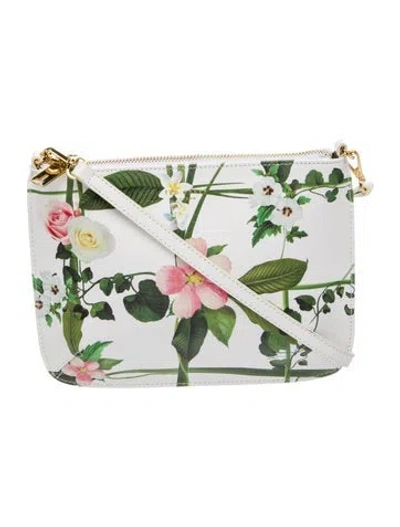 Pre-owned Ted Baker Leather Crossbody Bag In White