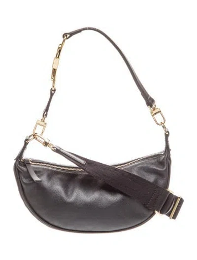 Pre-owned Ted Baker Leather Hobo In Black