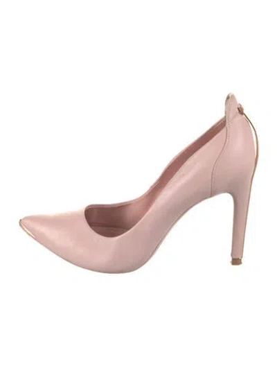 Pre-owned Ted Baker Leather Pumps In Pink