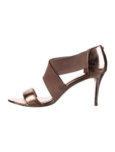 Pre-owned Ted Baker Leather Sandals In Pink