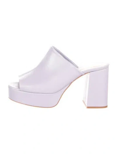 Pre-owned Ted Baker Leather Sandals In Purple