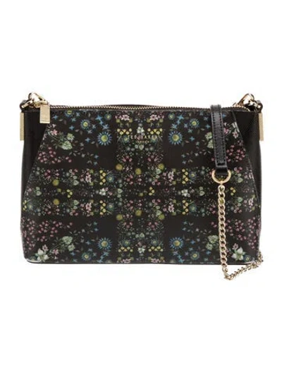 Pre-owned Ted Baker Leather Shoulder Bag In Black