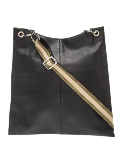 Pre-owned Ted Baker Leather Shoulder Bag In Black