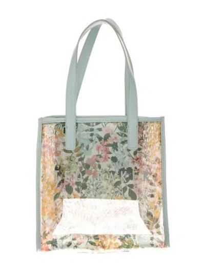 Pre-owned Ted Baker Leather Shoulder Bag In Blue