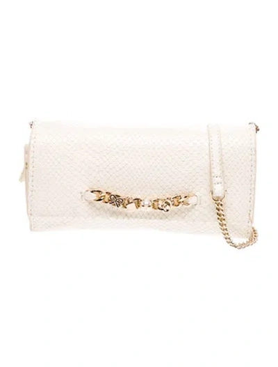 Pre-owned Ted Baker Leather Shoulder Bag In Gold